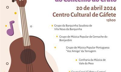 Crato 1 Encontro de Musica Popular Portuguesa do Concelho