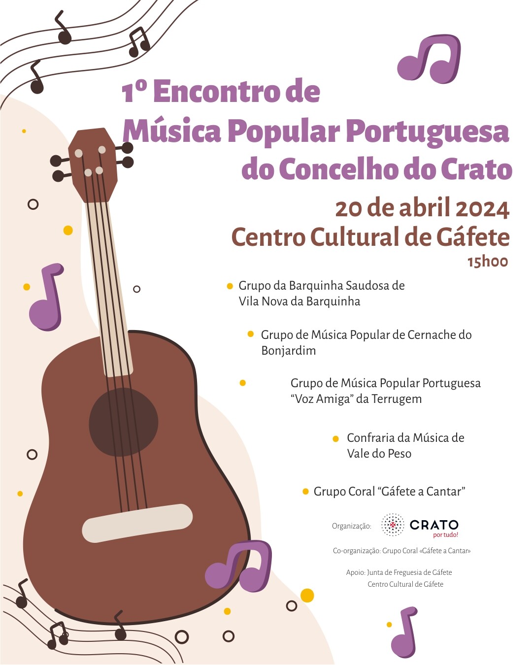 Crato 1 Encontro de Musica Popular Portuguesa do Concelho